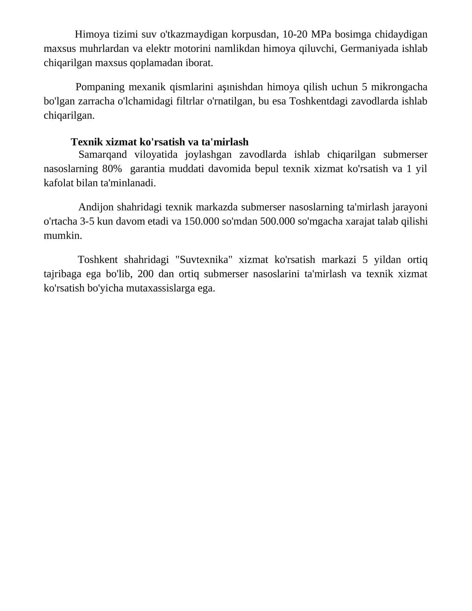 Markazdan qochma nasos tuzilishi 4