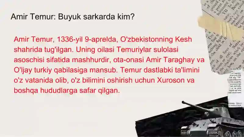 Sohibqiron Amir Temur 4