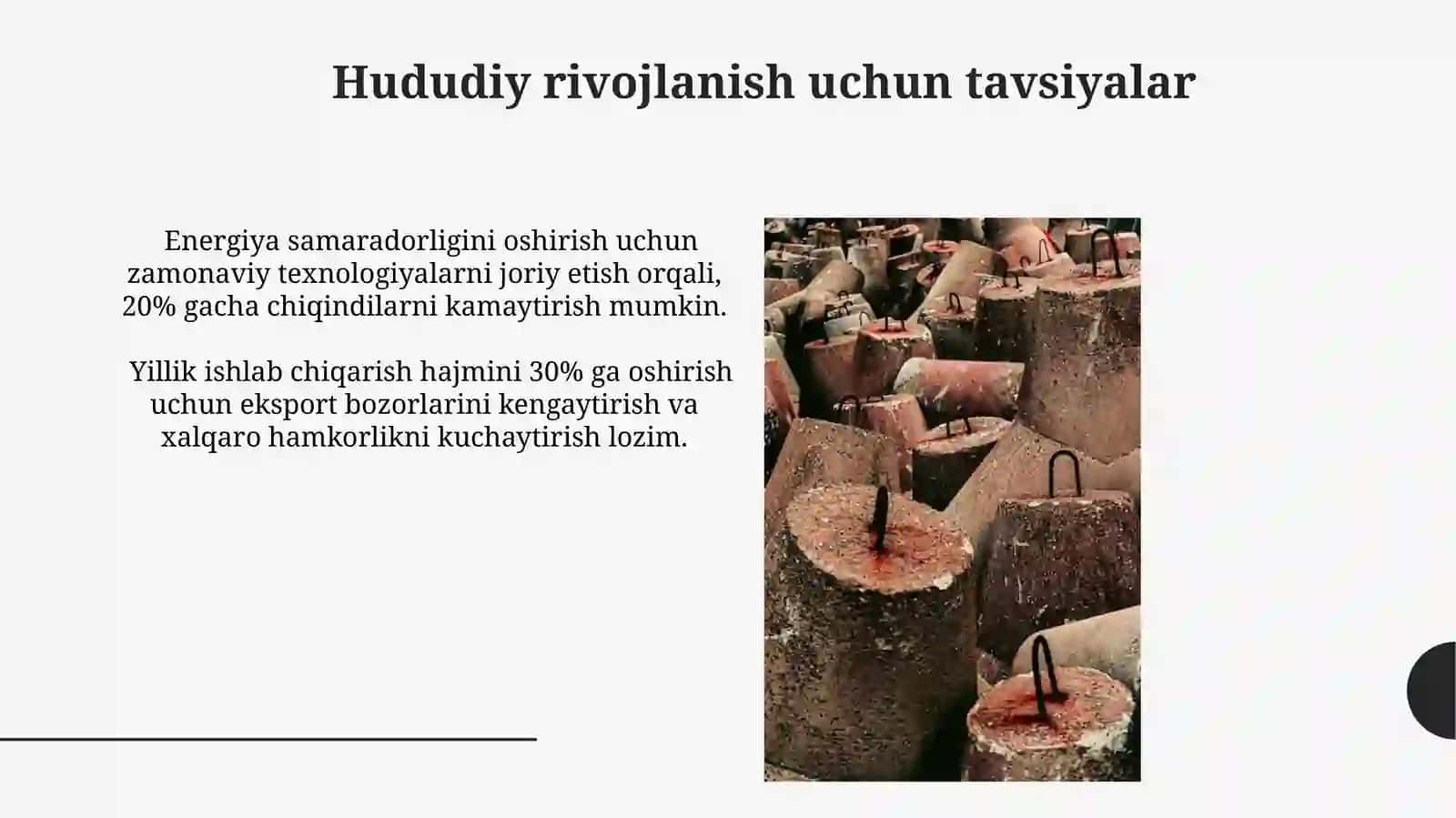 Estoniya Qora metallurgiya sanoati rivojlanishining hududiy jihatlar 4