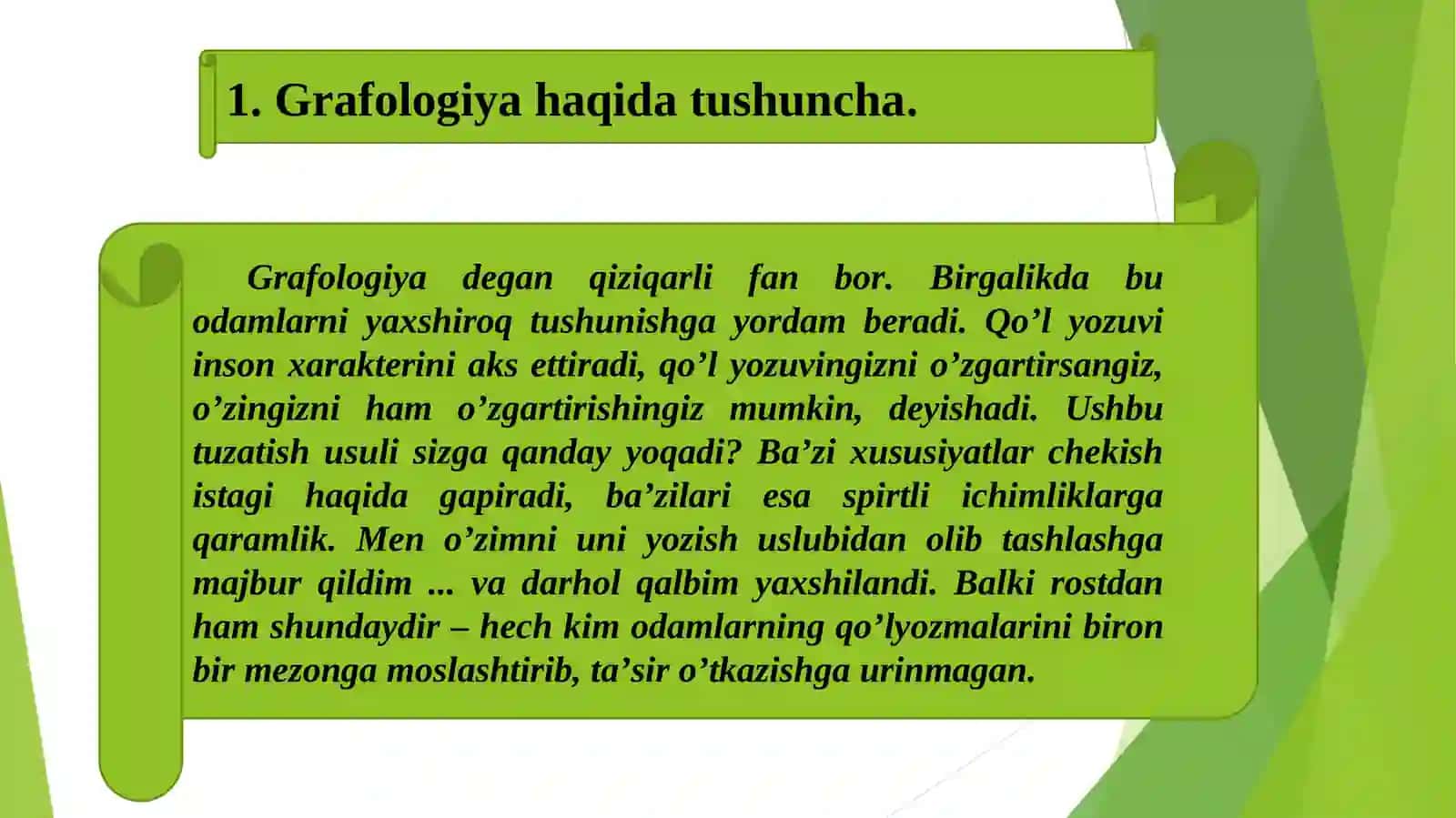 Grafologiya va numerologiya to’g’risida psixologik tahlil 4