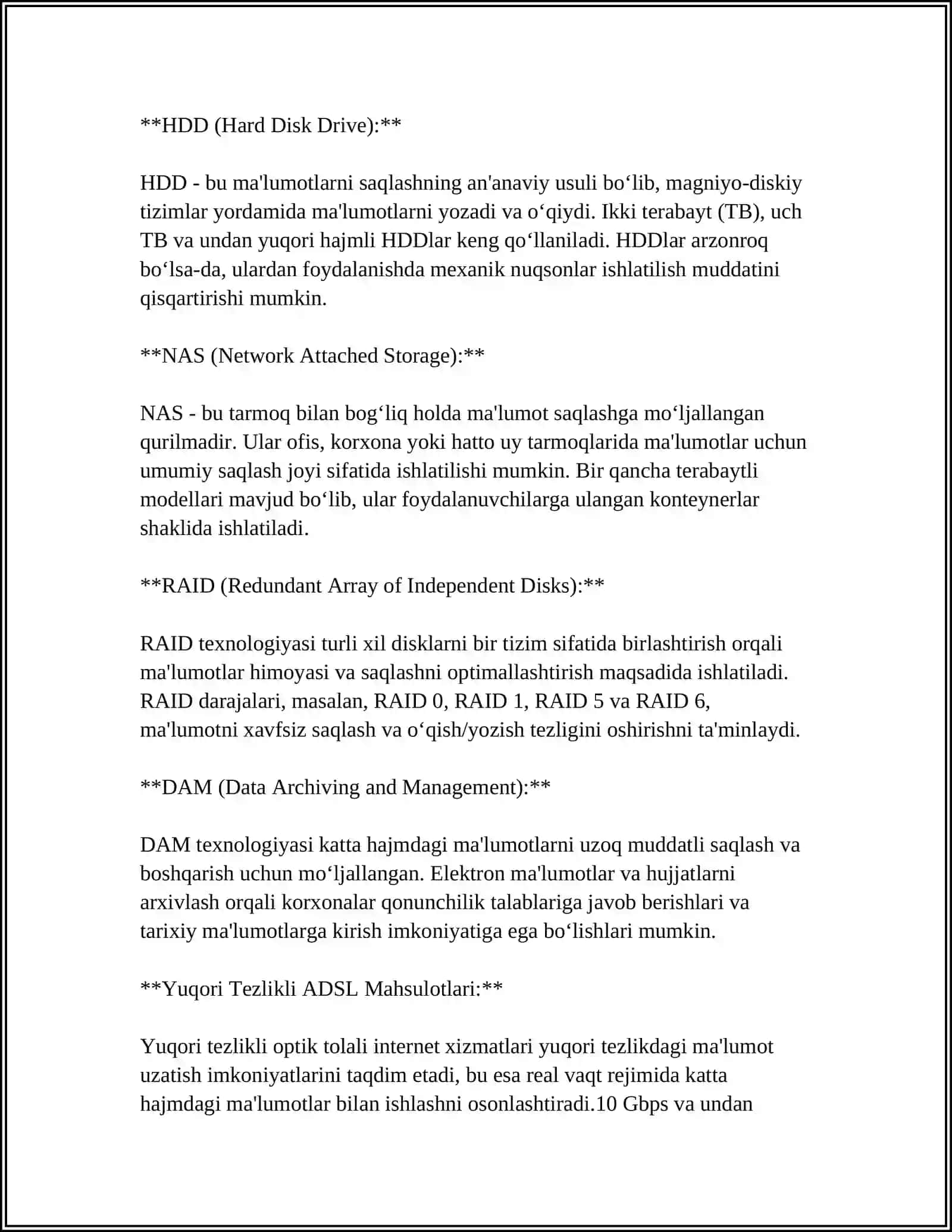 FAYLLAR BILAN ISHLASHNING YANGI USULLARI(I/O TEXNOLOGIYASI) 4