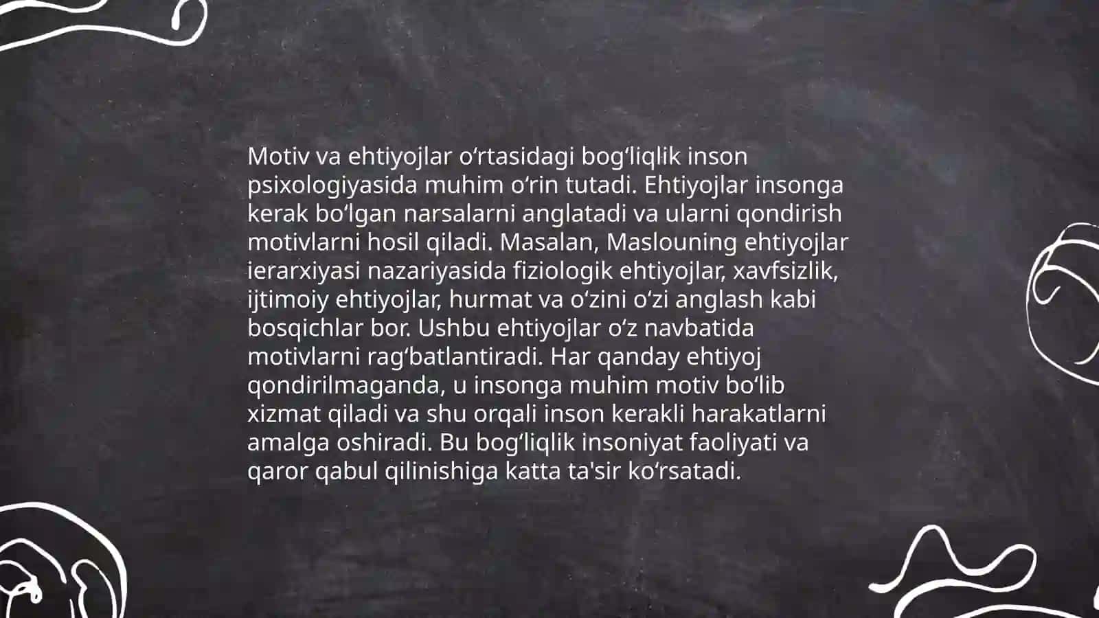 Xorij psixologiyasida motiv va motivatsiya muammosi 4