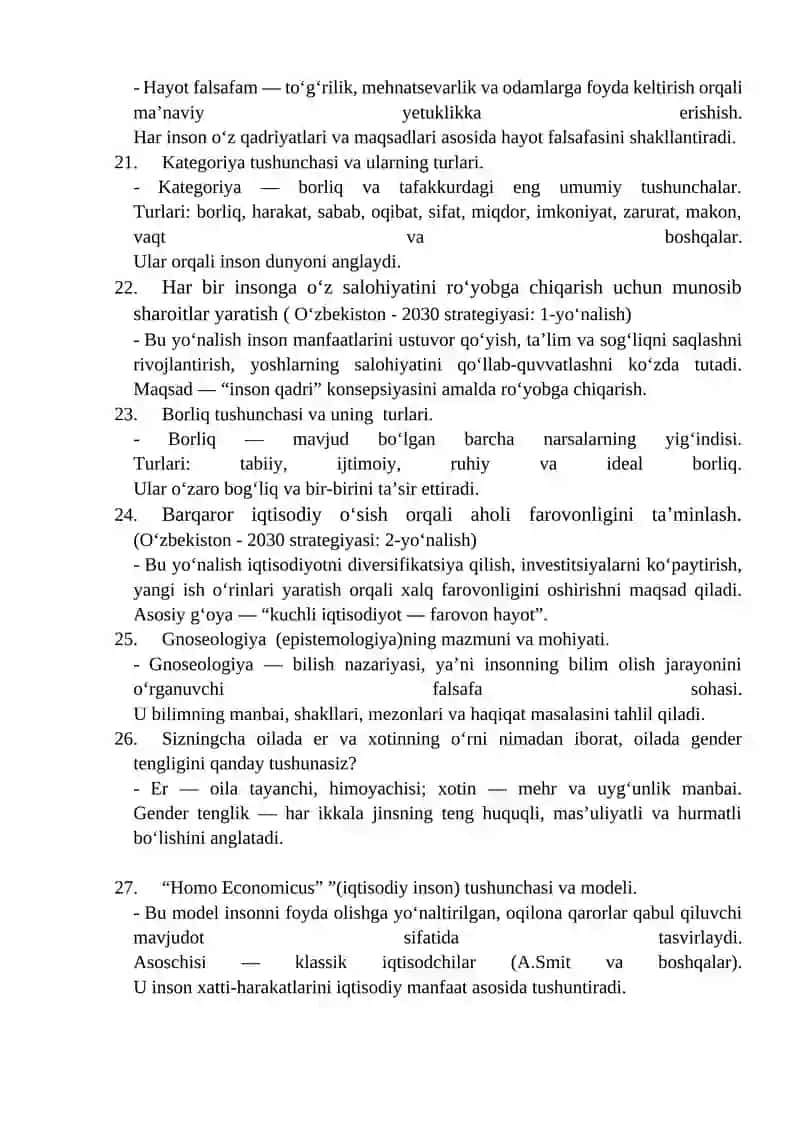 Falsafa fanining predmeti, funksiyalari 4