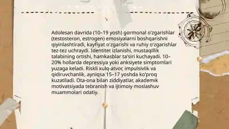 Yoshlik yetuklik va qarilik davri psixologiyasi 4
