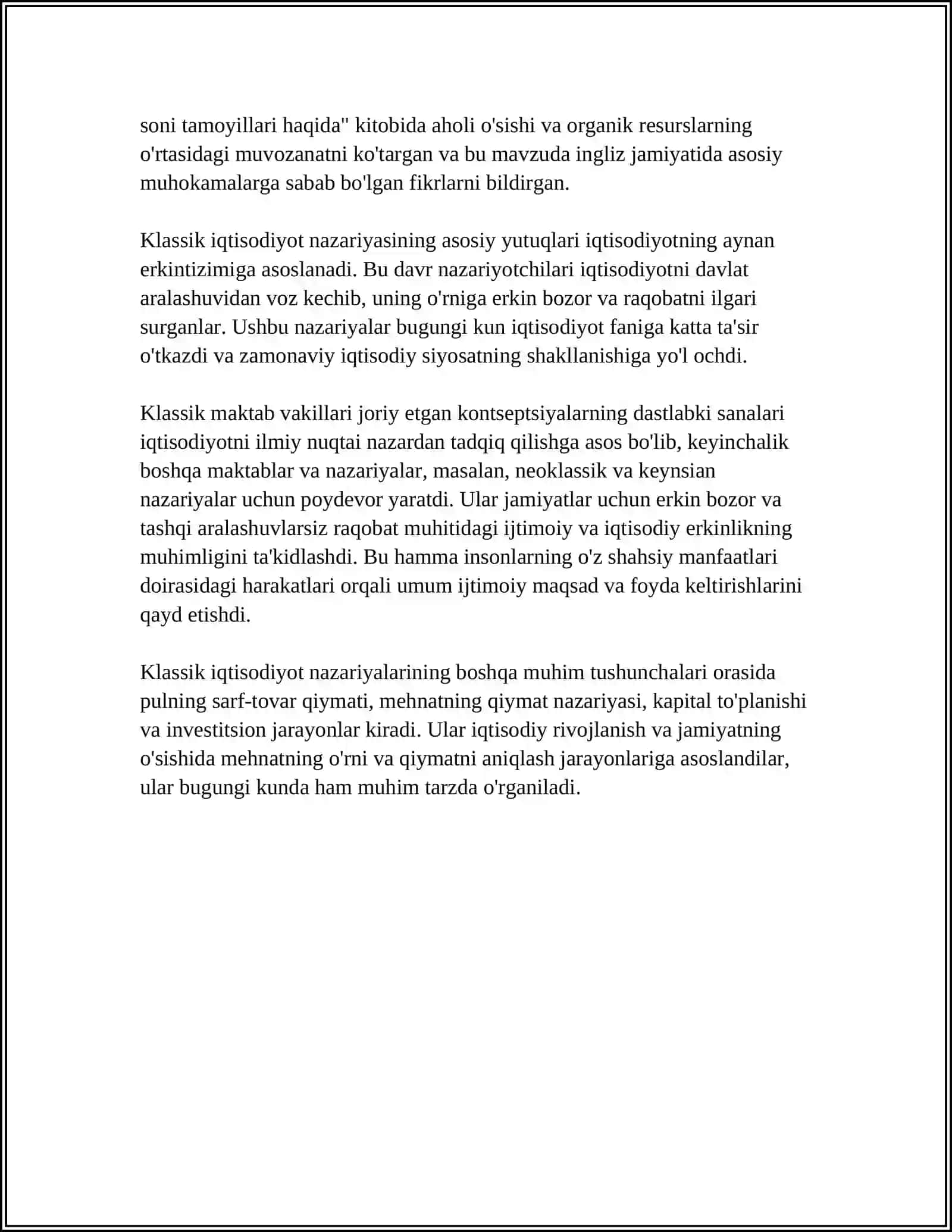 Iqtisodiyot Nazariyasi Rivojlanishining Asosiy Bosqichlari 4