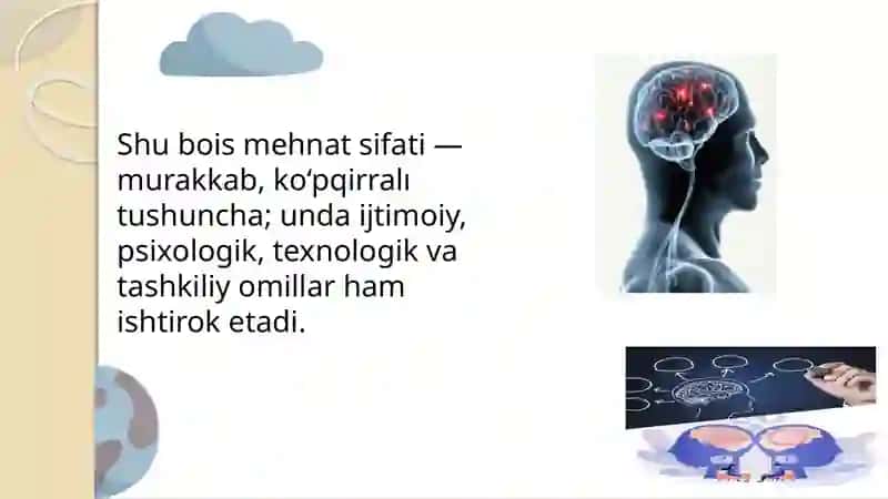 Mehnat sifati va uni ta'minlashning texnologik masalalari 4
