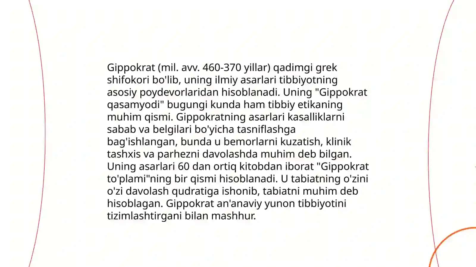 Gippokrat va uning tibbiyotdagi oʻrni 4