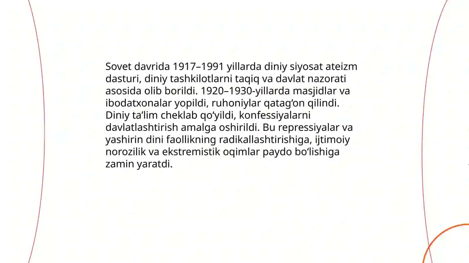 Diniy aqidaparastlik (fanatizm), ekstremizm paydo bo‘lishining ijtimoiy-tarixiy zaminlari va rivojlanish 4