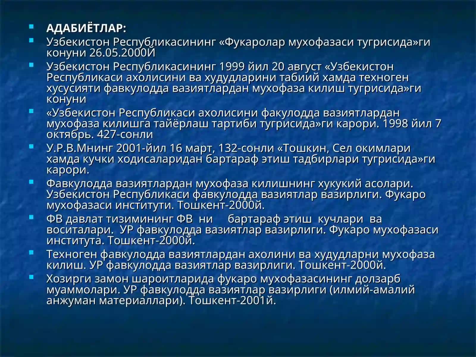Фавкулодда вазиятда фукаро мухофазасининг роли ва вазифаси 4