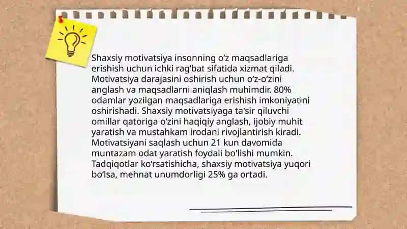 Shaxsiyat rivoji 4