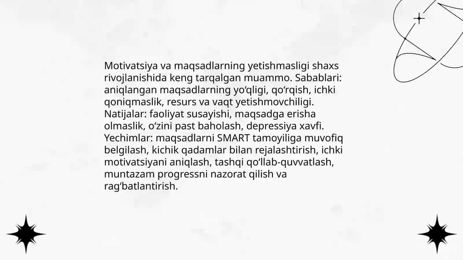 Shaxs rivojlanishida yuzaga kelishi mumkin boʻlgan muamolar 4