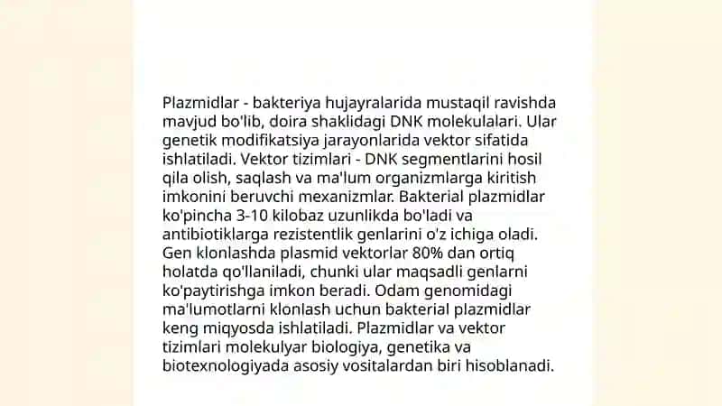 Prokaryotik tizimlar yordamida rekombinat oqsillarni ishlab chiqarish 4