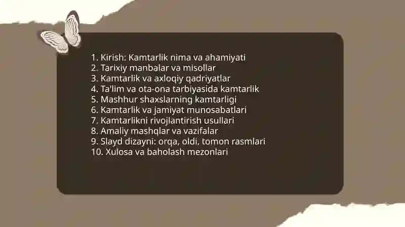 Kamtarlik 4