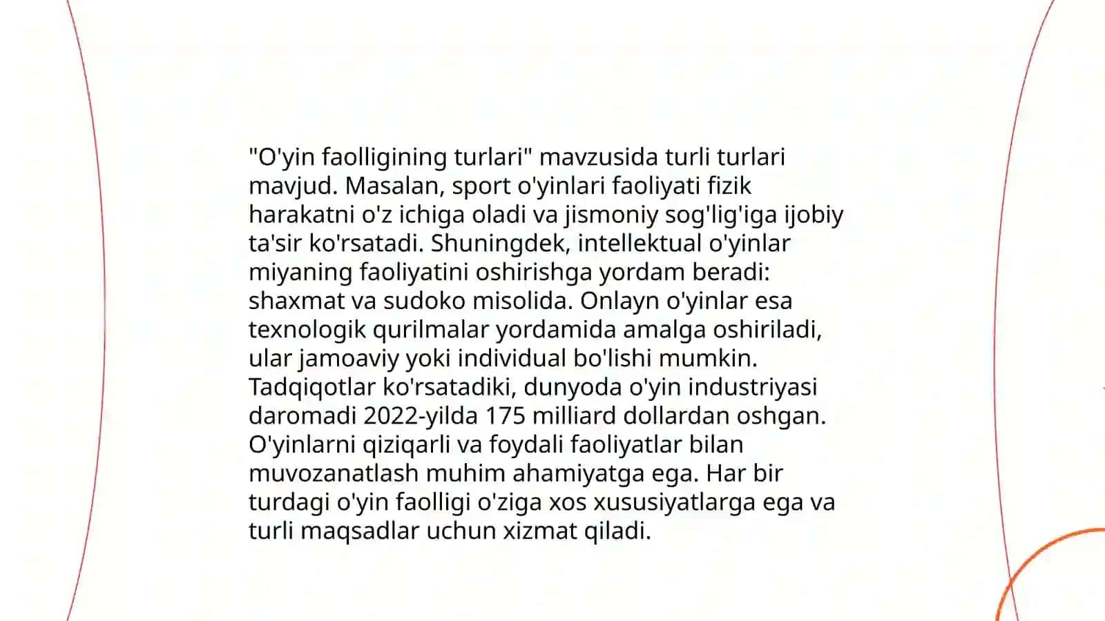 O'yin faoliyatining pisixalogik xususiyatlari 4