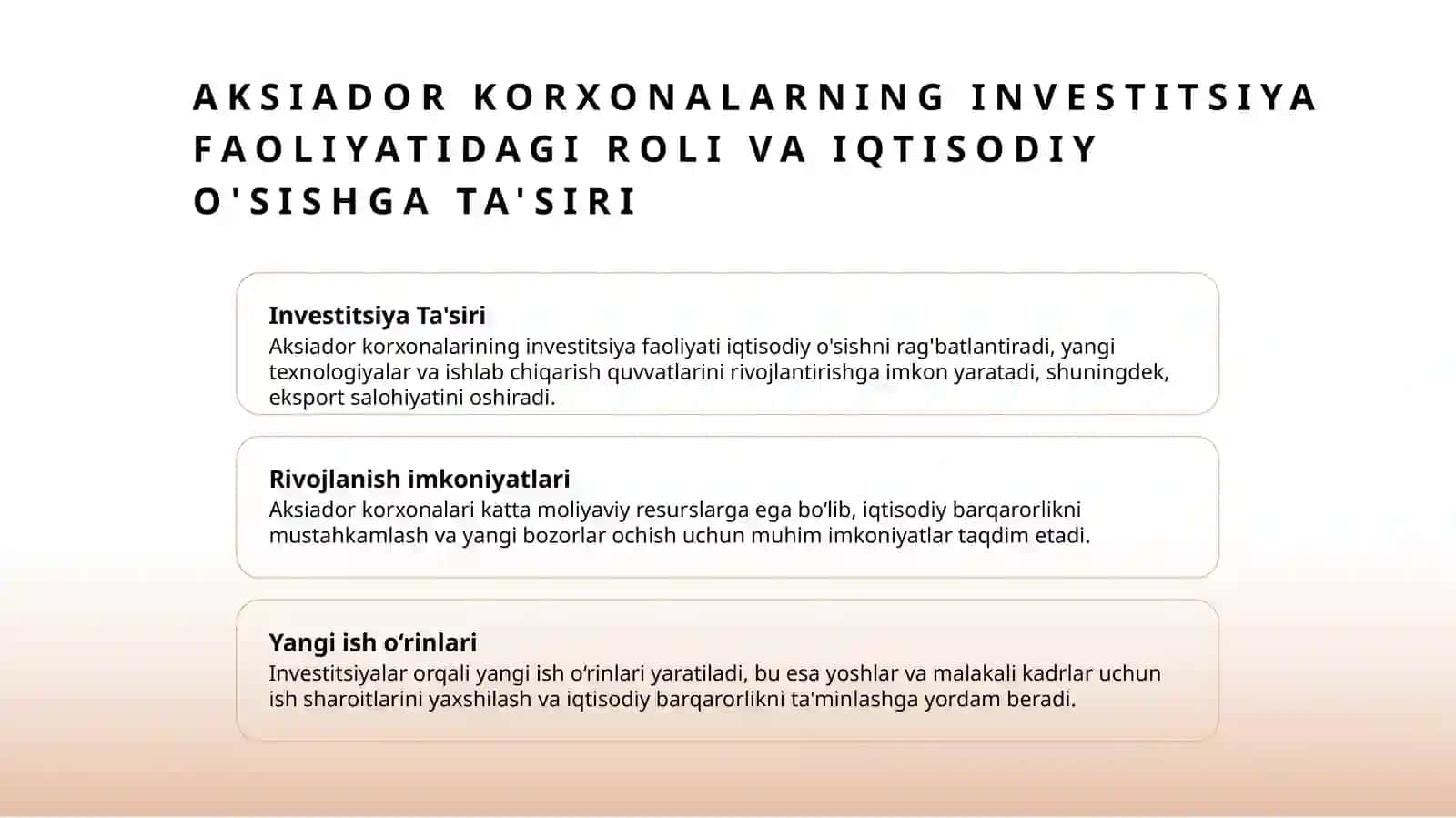 o'zbekiston iqtisodiyotida aksiador korxonalarini o'rni 4
