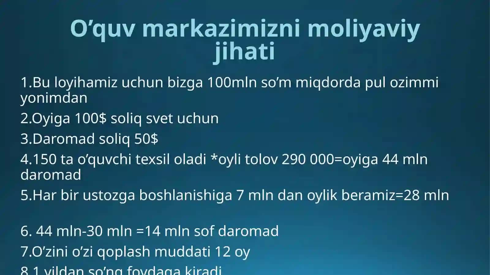 Matemetika,ingliz tili fanlaridan o’quv markazi 4