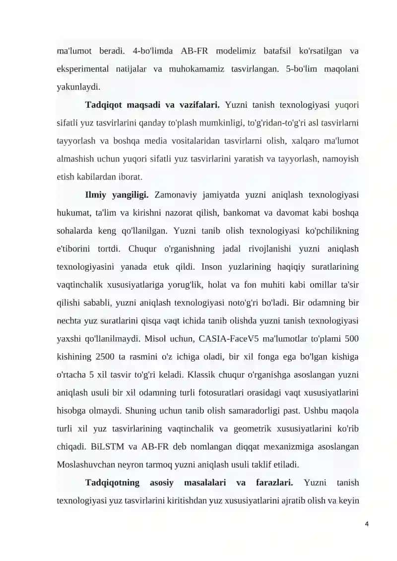 Magistrlik dissertatsiyasi mavzusining asoslanishi va uning dolzarbligi 4
