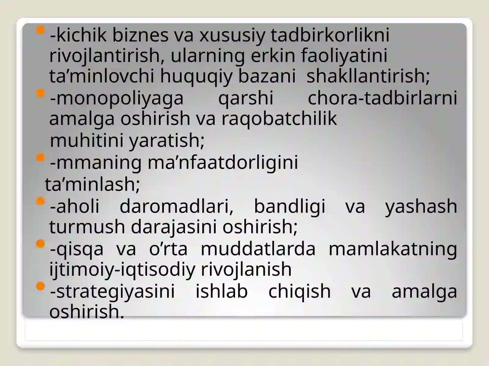 Ijtimoiy sohada baholar va subsidiyalar 4