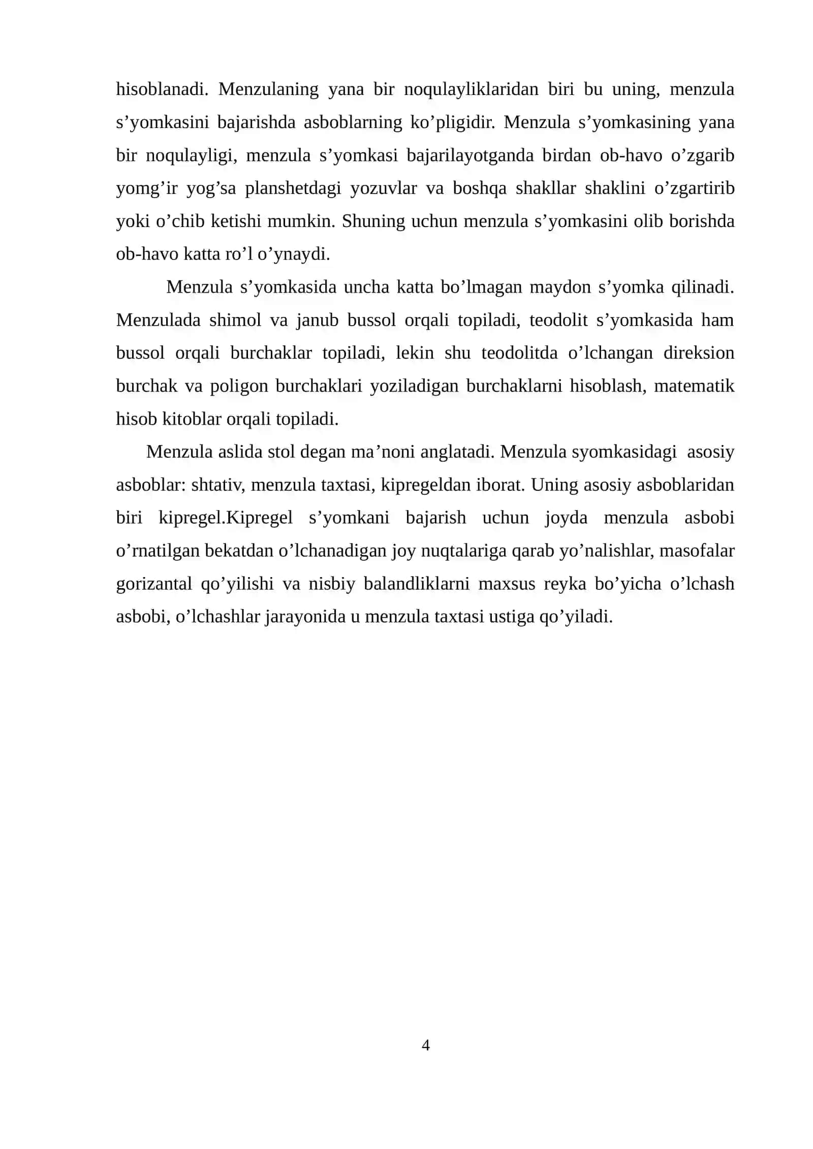 MENZULAVIY S’YOMKASINI BAJARISH 4