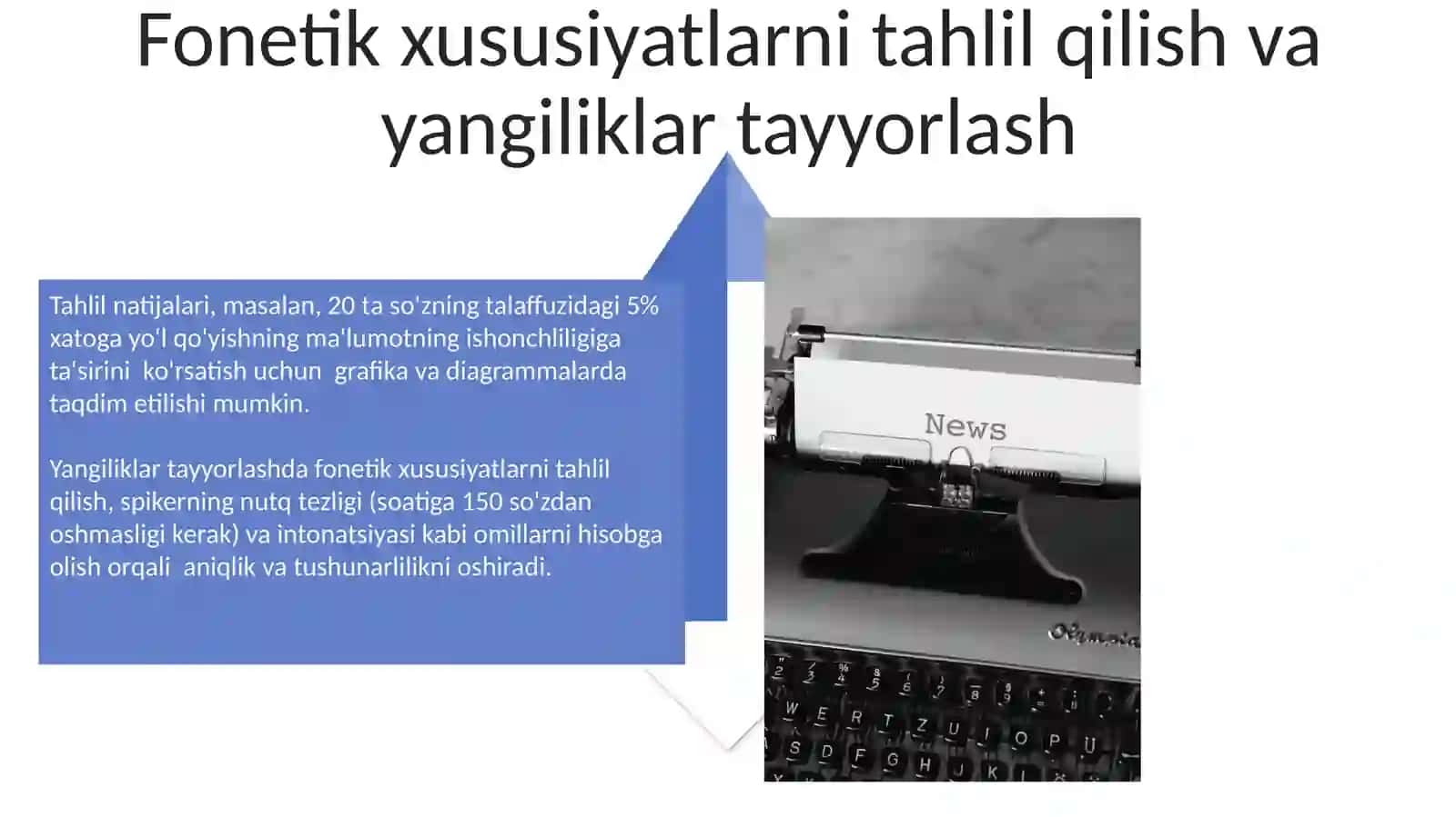 Jurnalistik faoliyatda fonitek vositalarning òrni va vazifasi 4