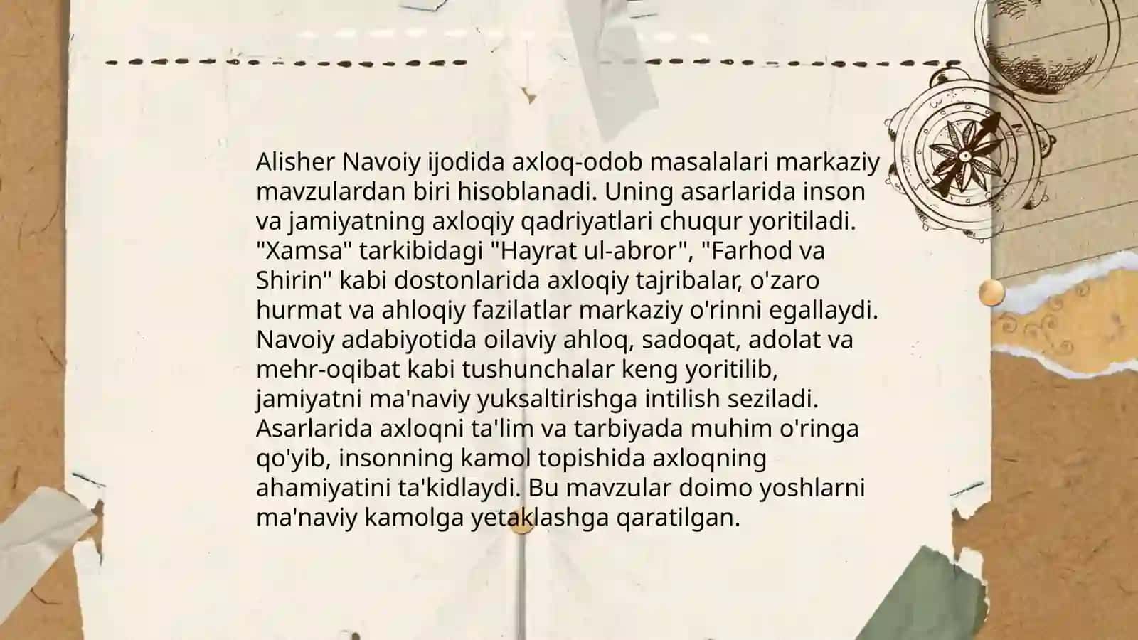 Alisher Navoiy asarlaridagi didaktik g‘oyalar va hikmatlar 4