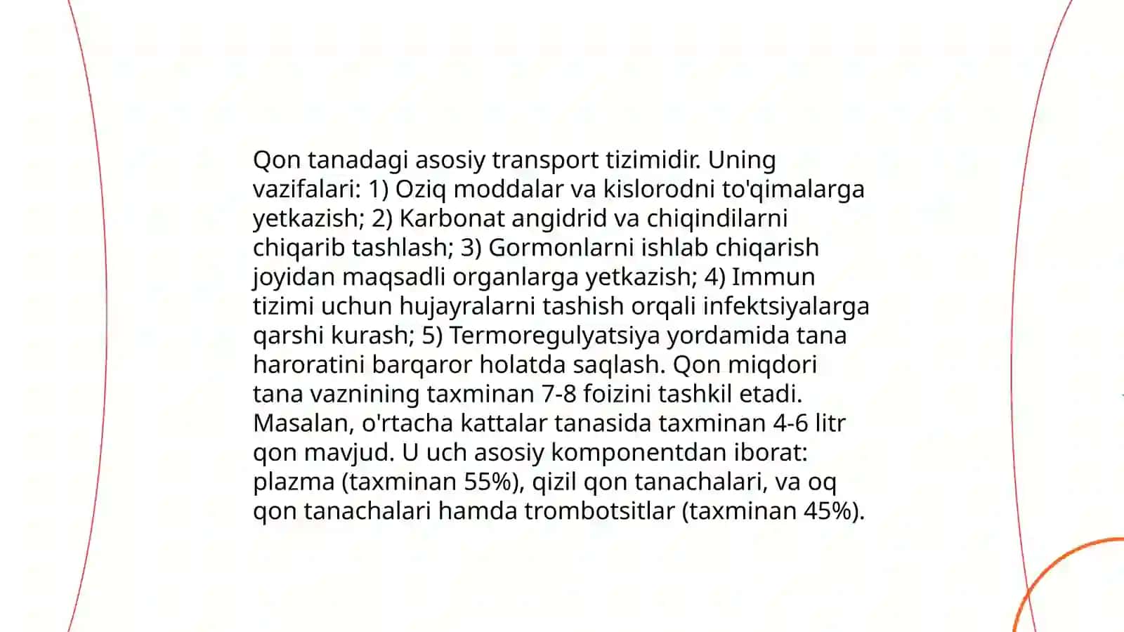 Qon. Qon yaratilishi 4