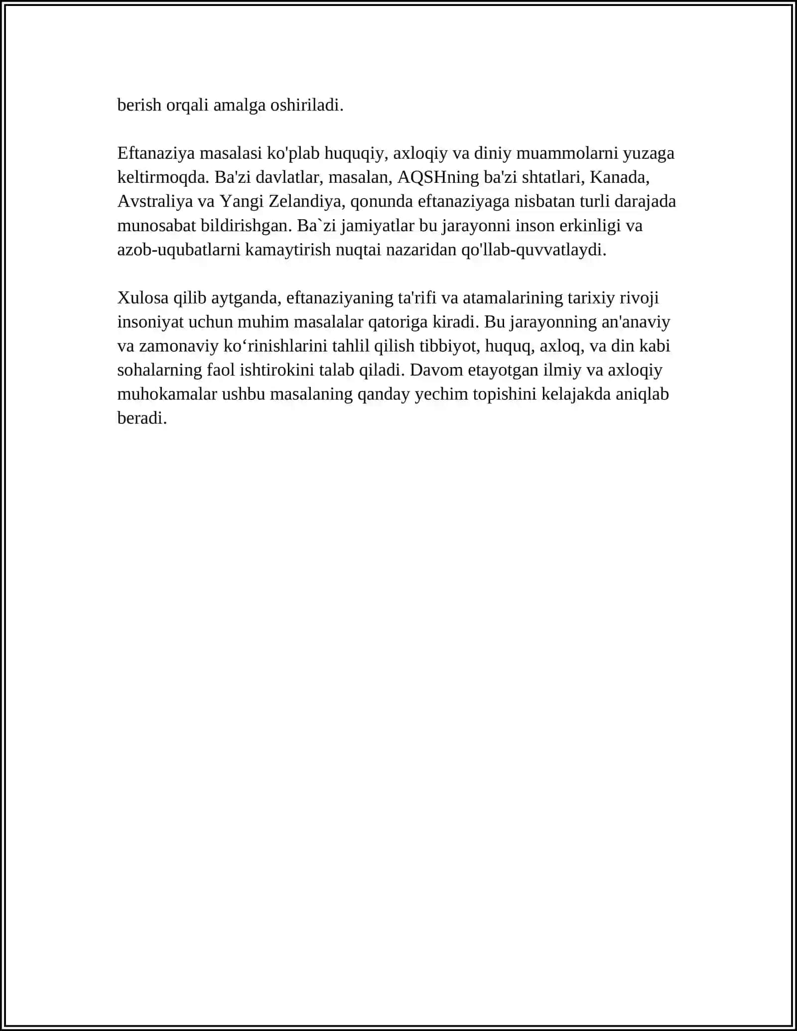 EFTANAZIYA TARIXI VA UNING TURLARI 4