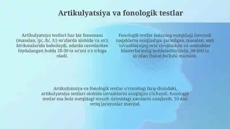 Inson nutqi nuqsonlarini oʻrganish metodlari 4