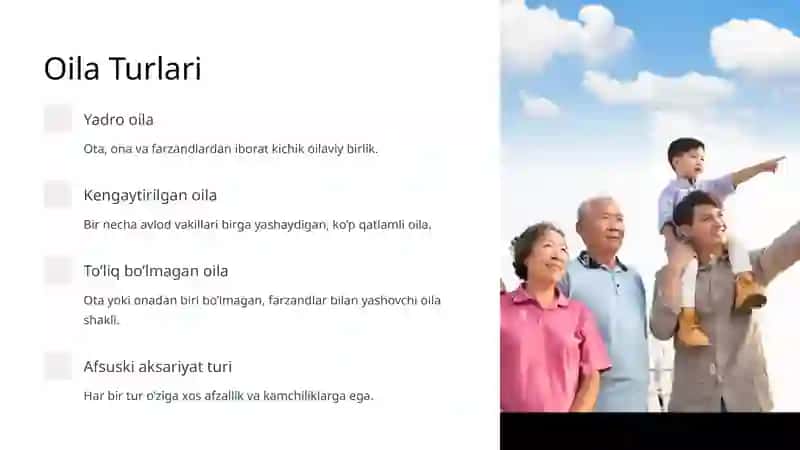 Nikoh va oila tushunchalari. Nikoh va oila munosabatlarining inson tarbiyasidagi hamda jamiyat taraqqiyotidagi roli 4