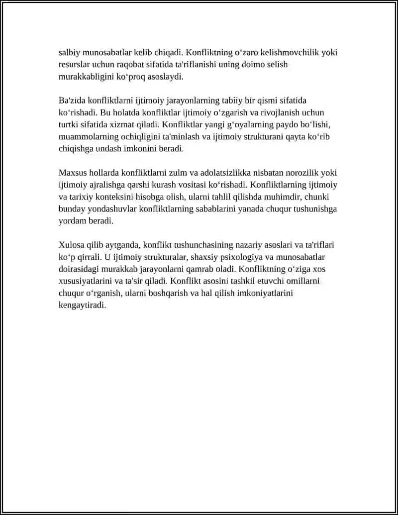 Konflikt Tushunchasi va Uning Tipologiyasi 4