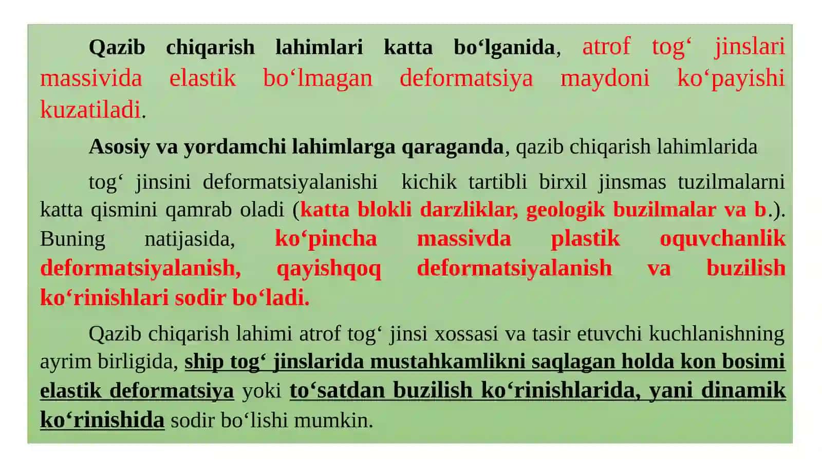 Qazib chiqarish lahimlari 4