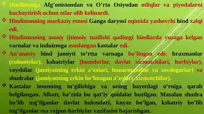 XVII-XIX asrlarda Hindiston 4