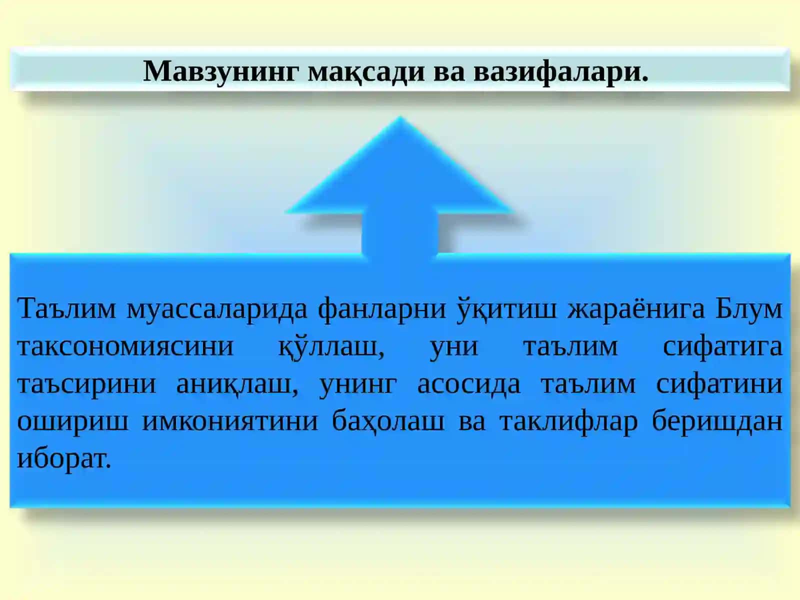 Blumm taksanomiyasi haqida tushuncha 4
