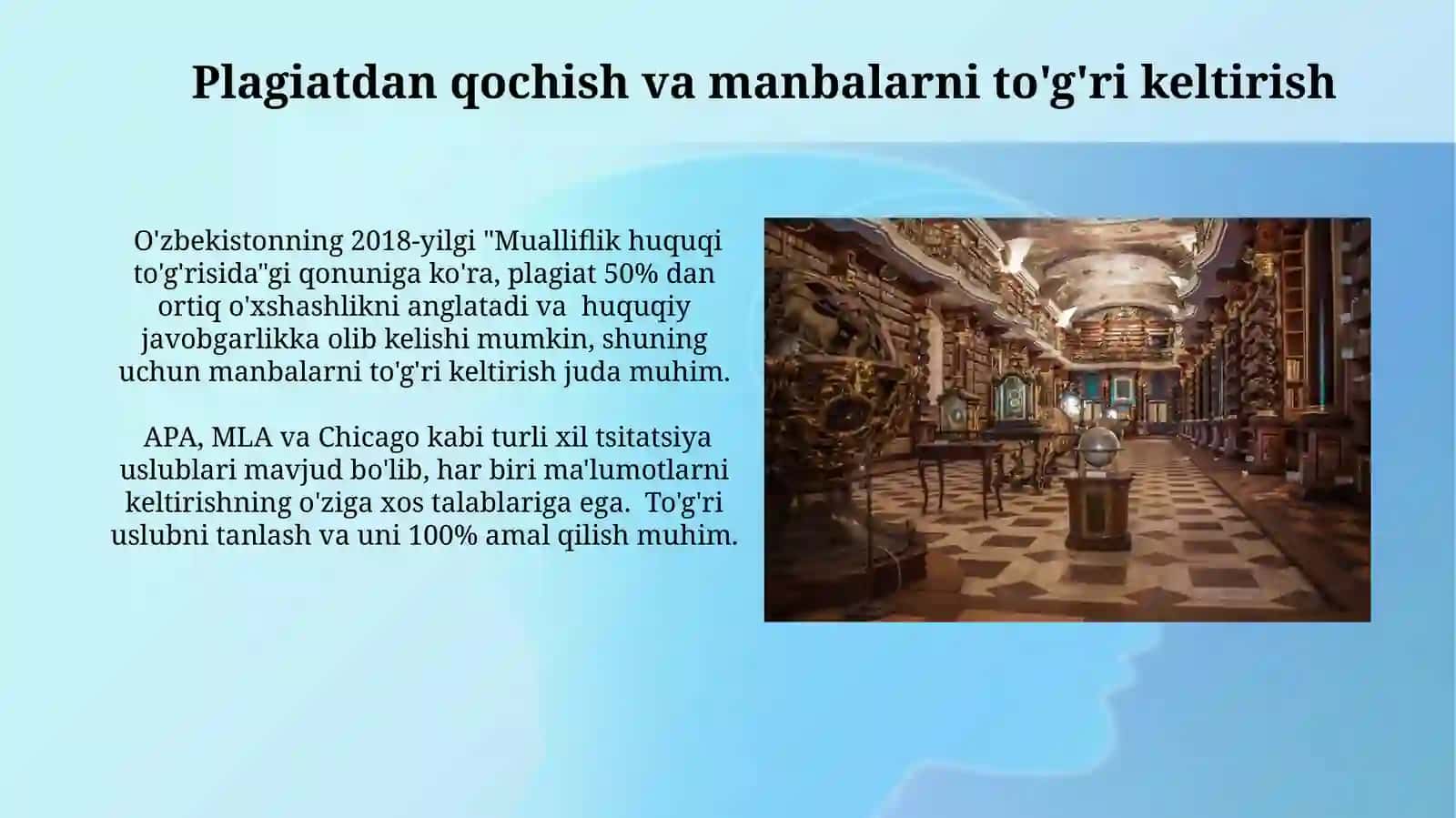 Kutubxona faoliyatida axborotni tadbiq etish 4
