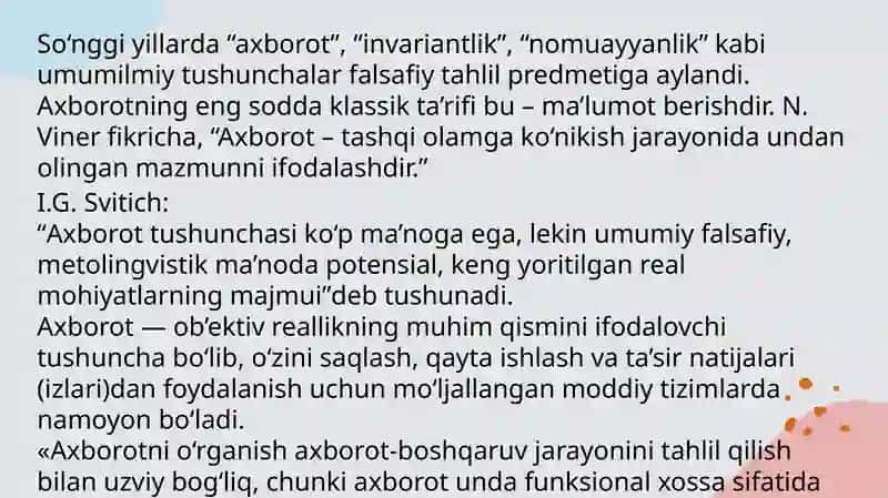 Axborotlarni qidirish usullari 4