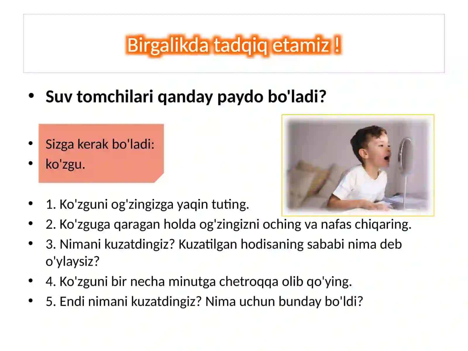 Bug‘lanish va kondensatsiya 4