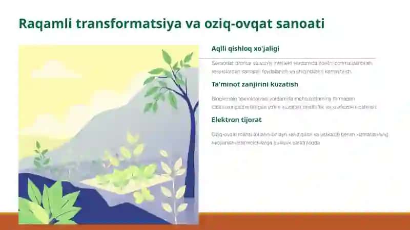 Oziq-ovqat sanoati: Bugungi holat va kelajak istiqbollari 4