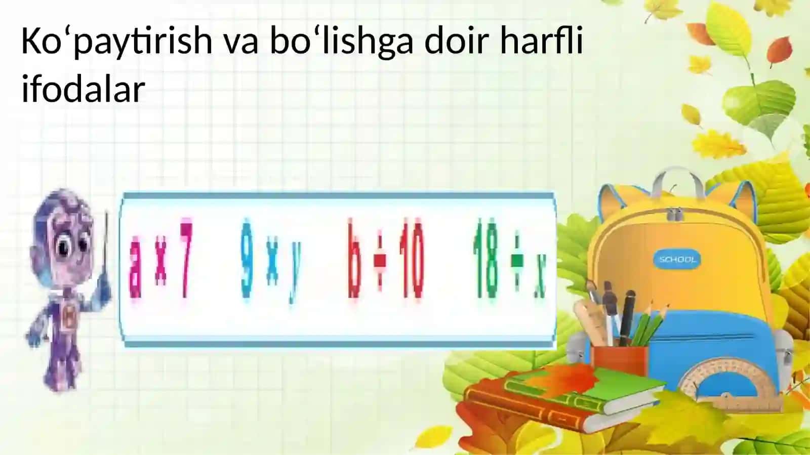 Harfiy ifodalar 4