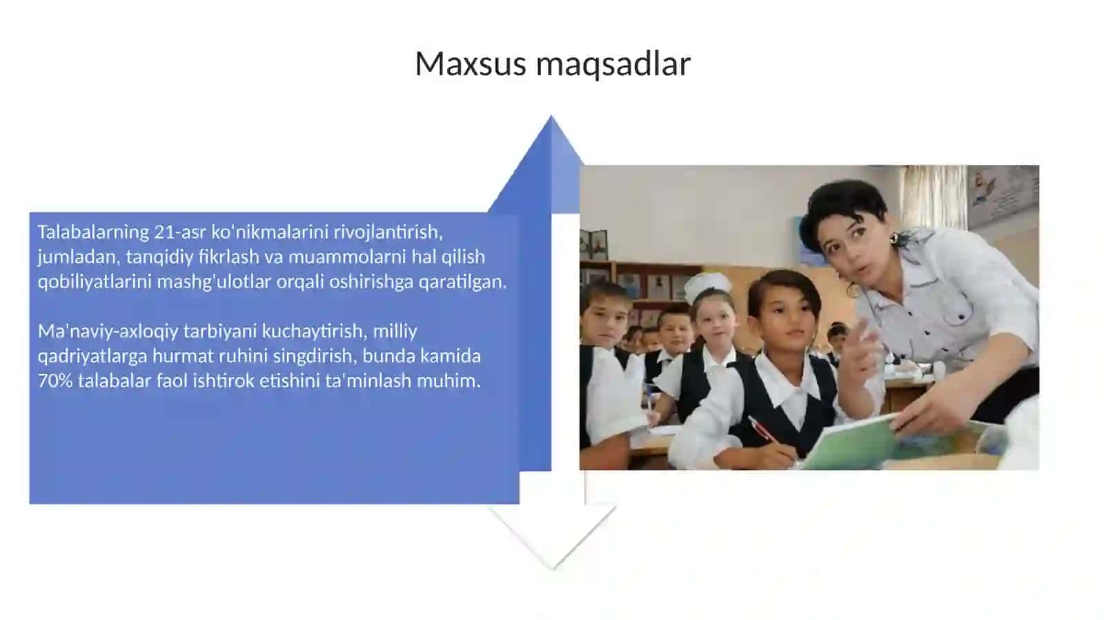 Maktabdan tashqari mashg'ulotlarning maqsad va vazifalari 4