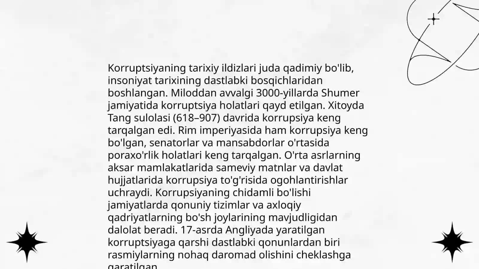Korruptsiya tushunchasi va tarixiy ildizlari 4