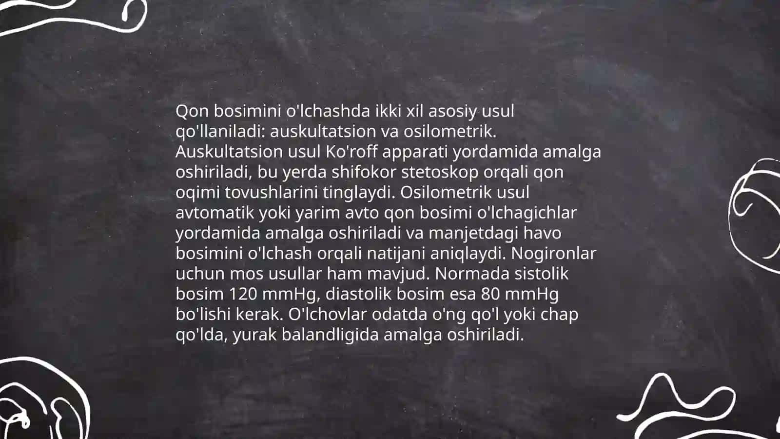 Arterial qon bosimi.Mikrotsirkulyasiya tizimi.Qon tomirlari tonusini boshqarilishi 4