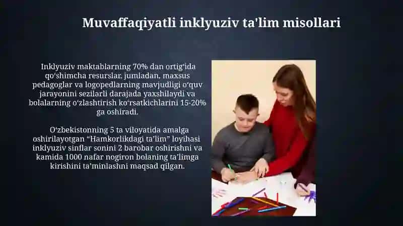 Imkoniyati cheklangan bolalarni inkluzif taʼlim va tarbiyalash konsipsiyasi 4