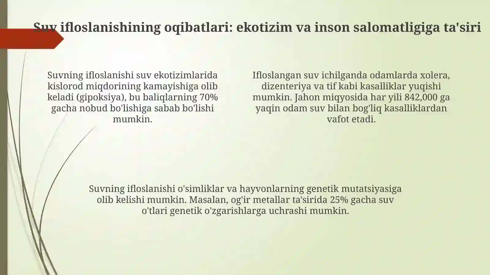 Suvhavzalarining ifloslanishi 4