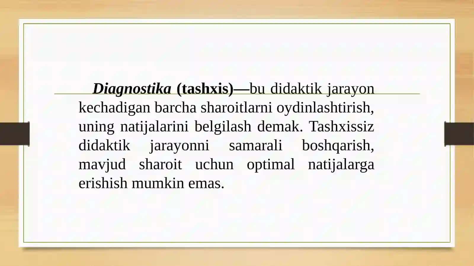 "UMUMIY PEDOGOGIKA" FANIDAN TAYYORLAGAN TAQDIMOT ISHI 4