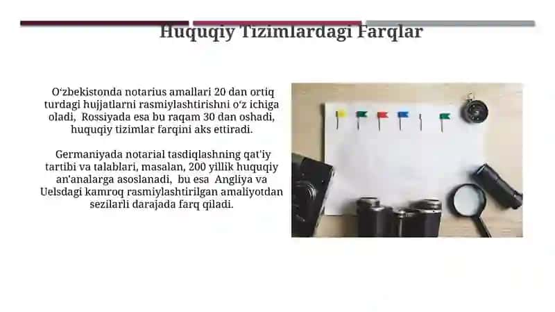 Notarif choralarni xalqaro tasniflash xususiyatlari 4