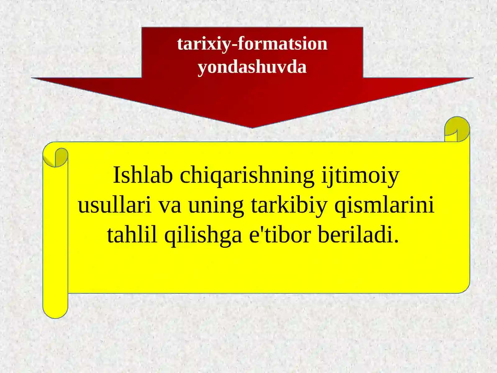 IQTISODIY TIZIMLАR tarixiy-formatsionyondashuvda 4