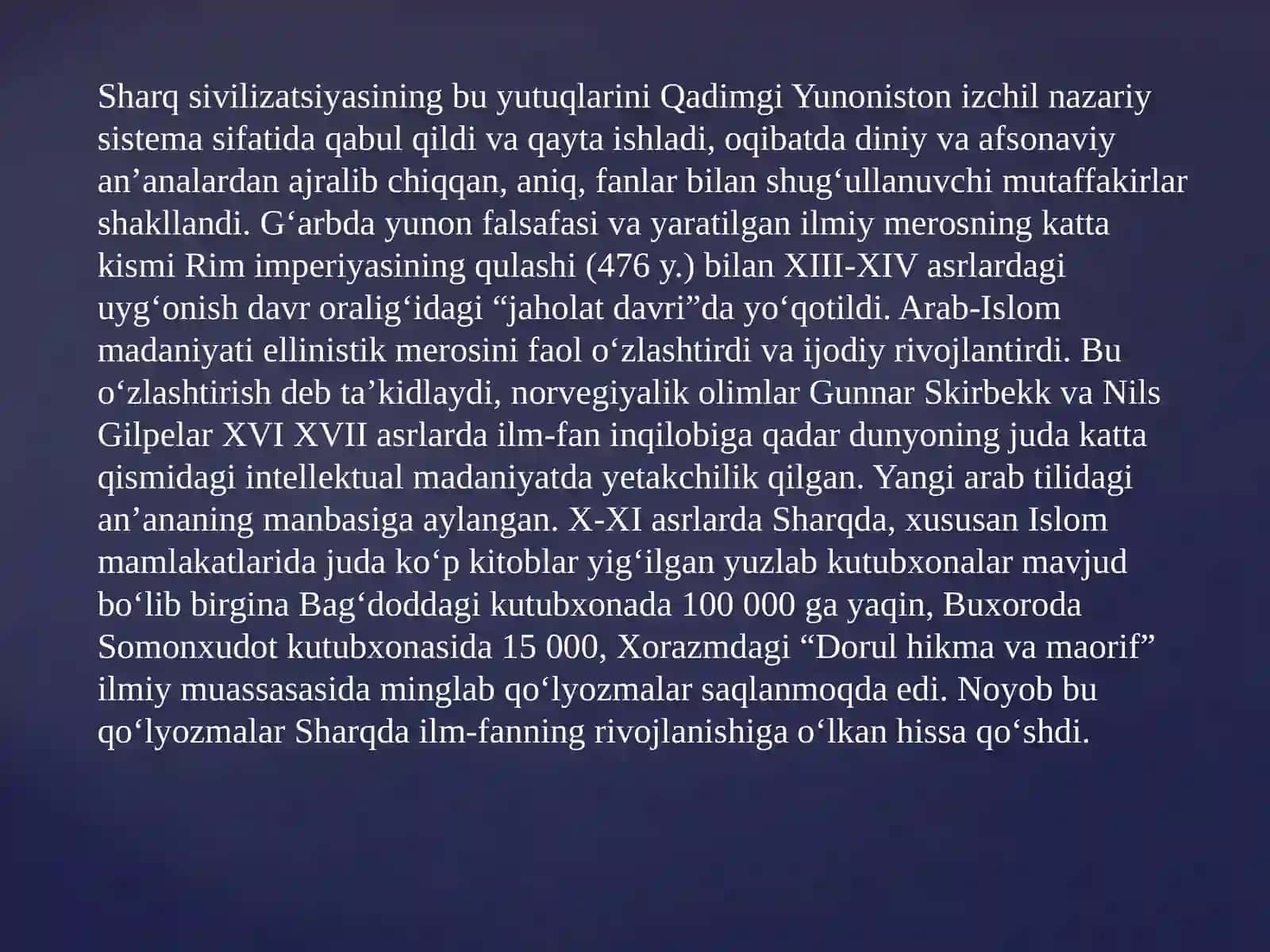 Mustaqil O’zbekiston : rivojlanish yo’nalishlari va muammolari. Fanning predmeti, tadqiqot doirasi, maqsadi va vazifalari. 4