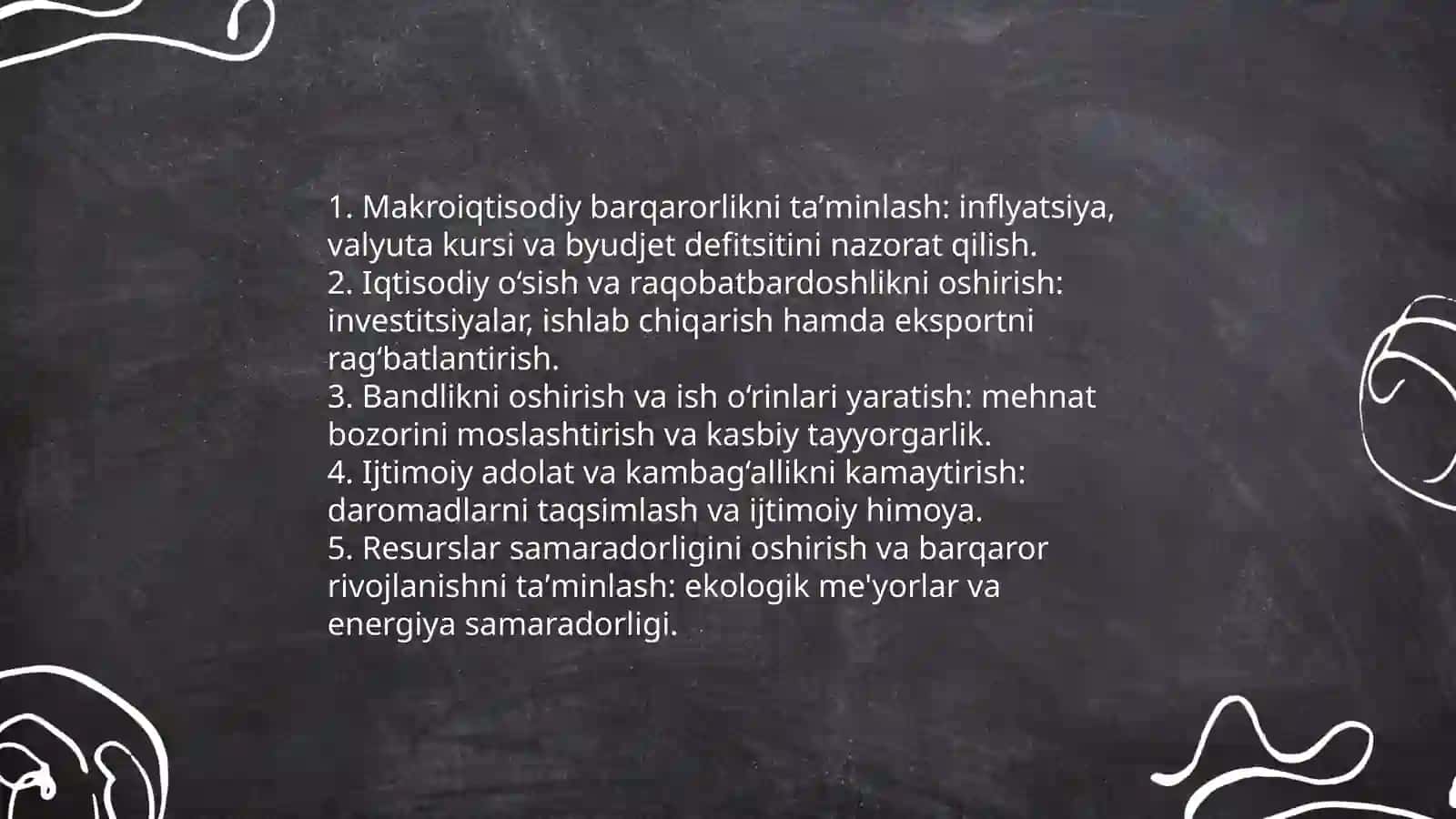 Iqtisodiy siyosatning tipologiyasi va konsepsiyasi 4