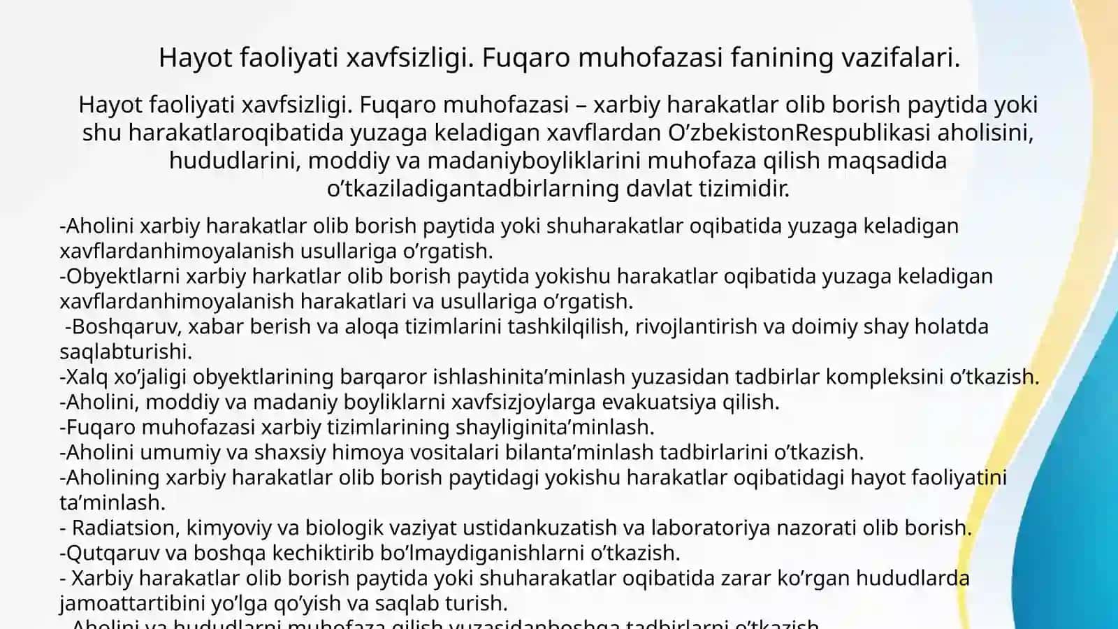 Fuqaro muhofazasi tibbiyot xizmati, vazifasi, tashkiliy tamoyillar 4