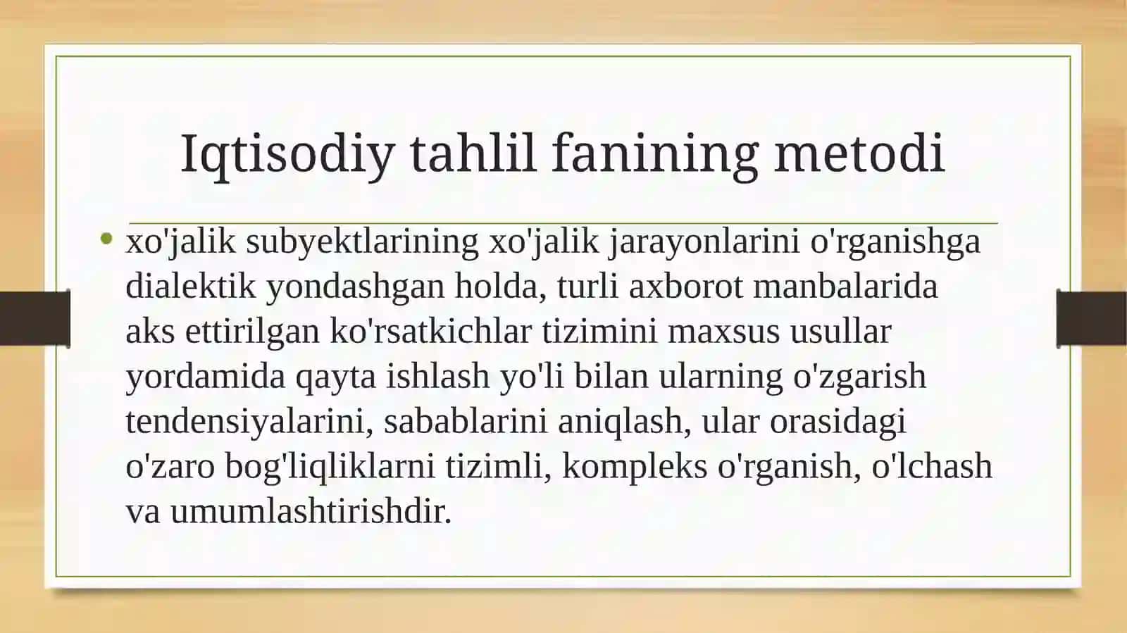 IQTISODIY TAHLILNING METODI VA USULLARI 4